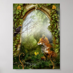 Fox en Crow Poster