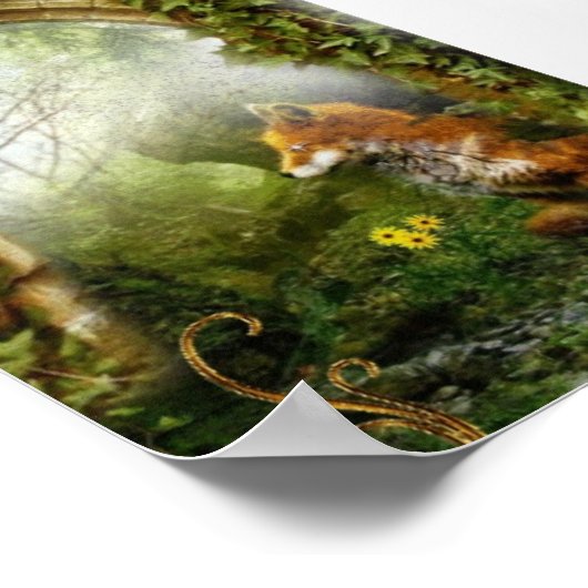 Fox en Crow Poster (Hoek)