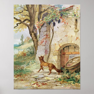 Fox en de Grafieken, illustratie voor Poster