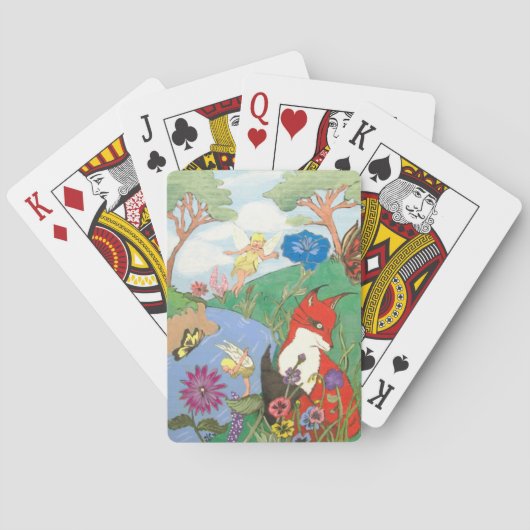 Fox en de speelkaarten van de Fairy (Achterkant)