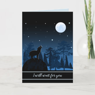 Fox en de volle maan om middernacht kaart