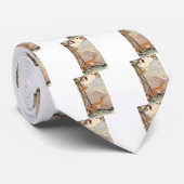 Fox en druiven stropdas (Opgerold)