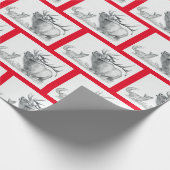 Fox en Elk Cadeaupapier (Hoek)