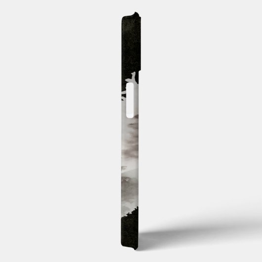 Fox en Full Moon Woodland Case-Mate iPhone Case (Achterkant / Rechts)