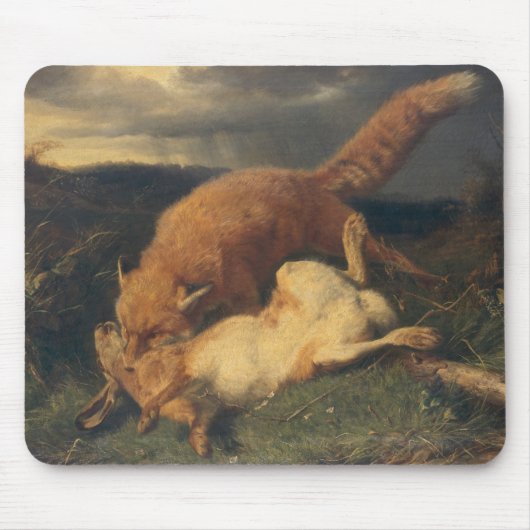 Fox en Hare, 1866 Muismat (Voorkant)