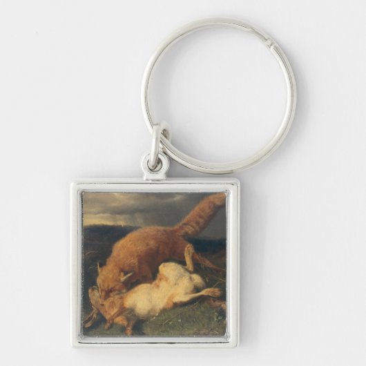 Fox en Hare, 1866 Sleutelhanger (Voorkant)