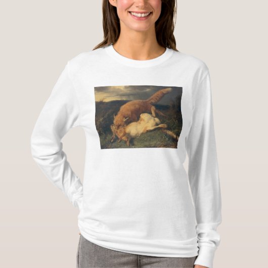 Fox en Hare, 1866 T-shirt (Voorkant)