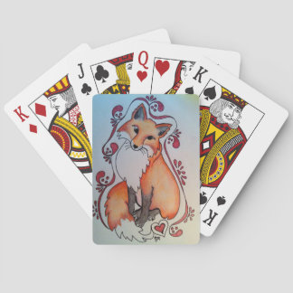 Fox- en hartspelkaarten pokerkaarten