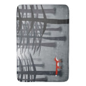 Fox en het bos badmat (Voorkant Verticaal)