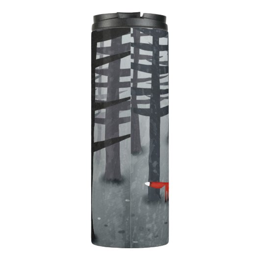 Fox en het bos thermosbeker (Achterkant)