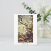 Fox en kat van Frans Snyders Briefkaart (Staand voorkant)