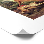 Fox en kat van Frans Snyders Poster (Hoek)