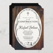 Fox en Laurel bevestiging uitnodiging (Voorkant / Achterkant)