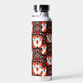 Fox en Natuur Nordic Folk Art Waterfles (Rechts)