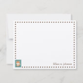 Fox en Owl Persoonlijke briefkaart (Voorkant)