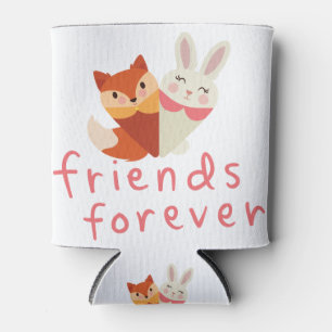 Fox en Rabbit Best Friend Blikjeskoeler