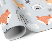 Fox en Rainbows Cadeaupapier (Rol Hoek)