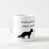 Fox en rij koffiemok (Voorkant links)