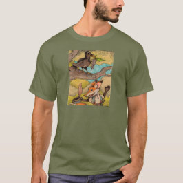 Fox en rij t-shirt