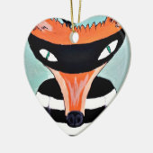 Fox en Robbers door PaperTree Keramisch Ornament (Links)
