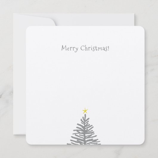 Fox en robin kerstkaart kaart (Achterkant)