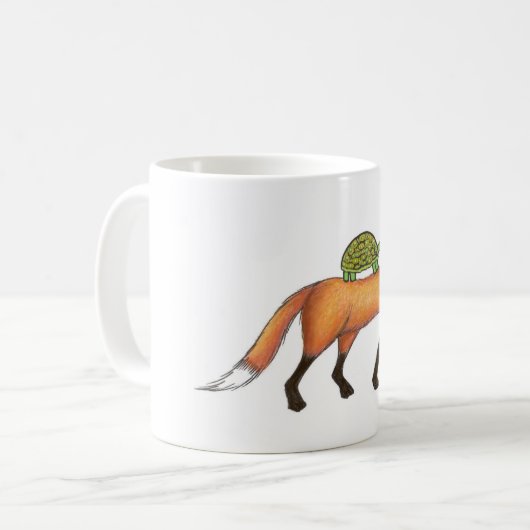 Fox- en schildpadMok Koffiemok (Voorkant links)