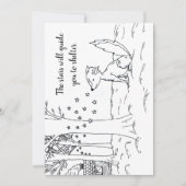 Fox en sterren feestdagenkaart (Voorkant)