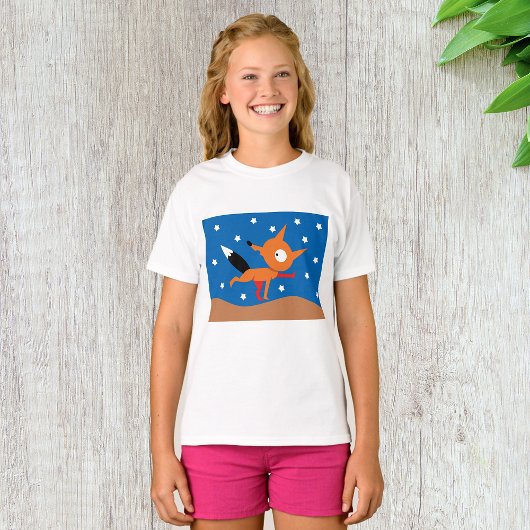 Fox en sterren Girls T-Shirt