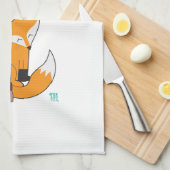 Fox- en theeboeken en theehanddoeken theedoek (Quarter Fold)