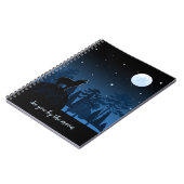 Fox en volle maan 's middags notitieboek (Linkerzijde)