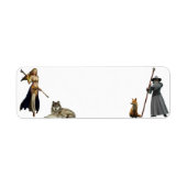 Fox en Wolf met figuren V 2 label (Voorkant)