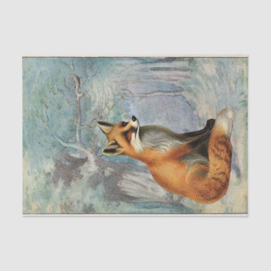 Fox Enchanted Forest Woodland Sprookjesdecoupage Tissuepapier (Voorkant)