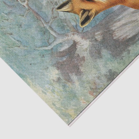 Fox Enchanted Forest Woodland Sprookjesdecoupage Tissuepapier (Detail)