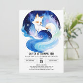 Fox Fables in het bos Verjaardag Kaart (Staand voorkant)