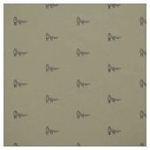 Fox fabric - earth colour stof (Swatch)