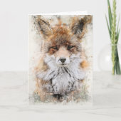 FOX FACE BLANK ALL-OCCASION KAART (Voorkant)