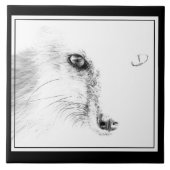 Fox Face Ceramic Tegel Tegeltje (Voorkant)