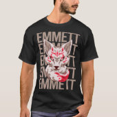 Fox Face - Emmett Naam T-shirt (Voorkant)