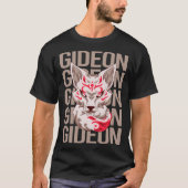 Fox Face - Gideon Naam T-shirt (Voorkant)