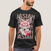 Fox Face - Jasiah Naam T-shirt (Voorkant)