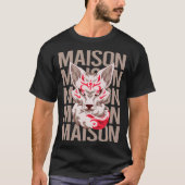 Fox Face - Maison Naam T-shirt (Voorkant)