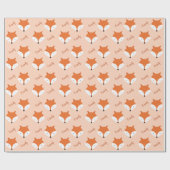 Fox Face Name Animal Cadeaupapier (Vlak)