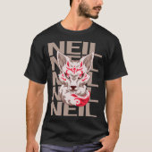 Fox Face - Neil Name T-shirt (Voorkant)