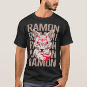 Fox Face - Ramon naam T-shirt (Voorkant)