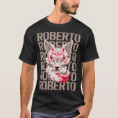 Fox Face - Roberto Naam T-shirt (Voorkant)