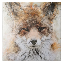 FOX FACE TILE TEGELTJE