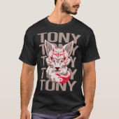 Fox Face - Tony Naam T-shirt (Voorkant)