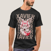 Fox Face - Xavier Naam T-shirt (Voorkant)