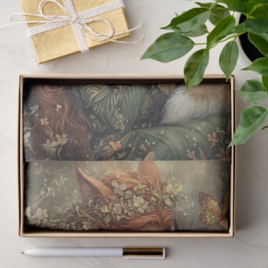Fox Fairy Tissue Paper Tissuepapier (Geschenk)