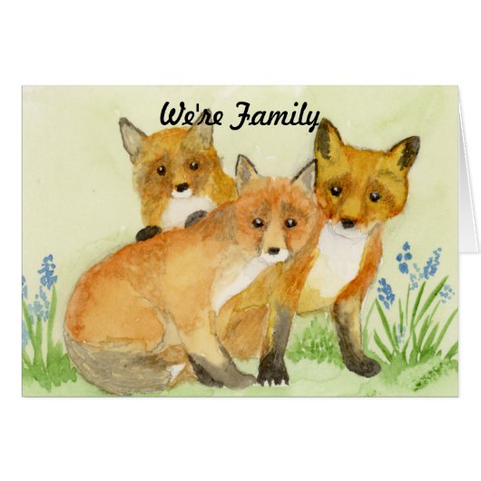 Fox familie (Voorkant Horizontaal)